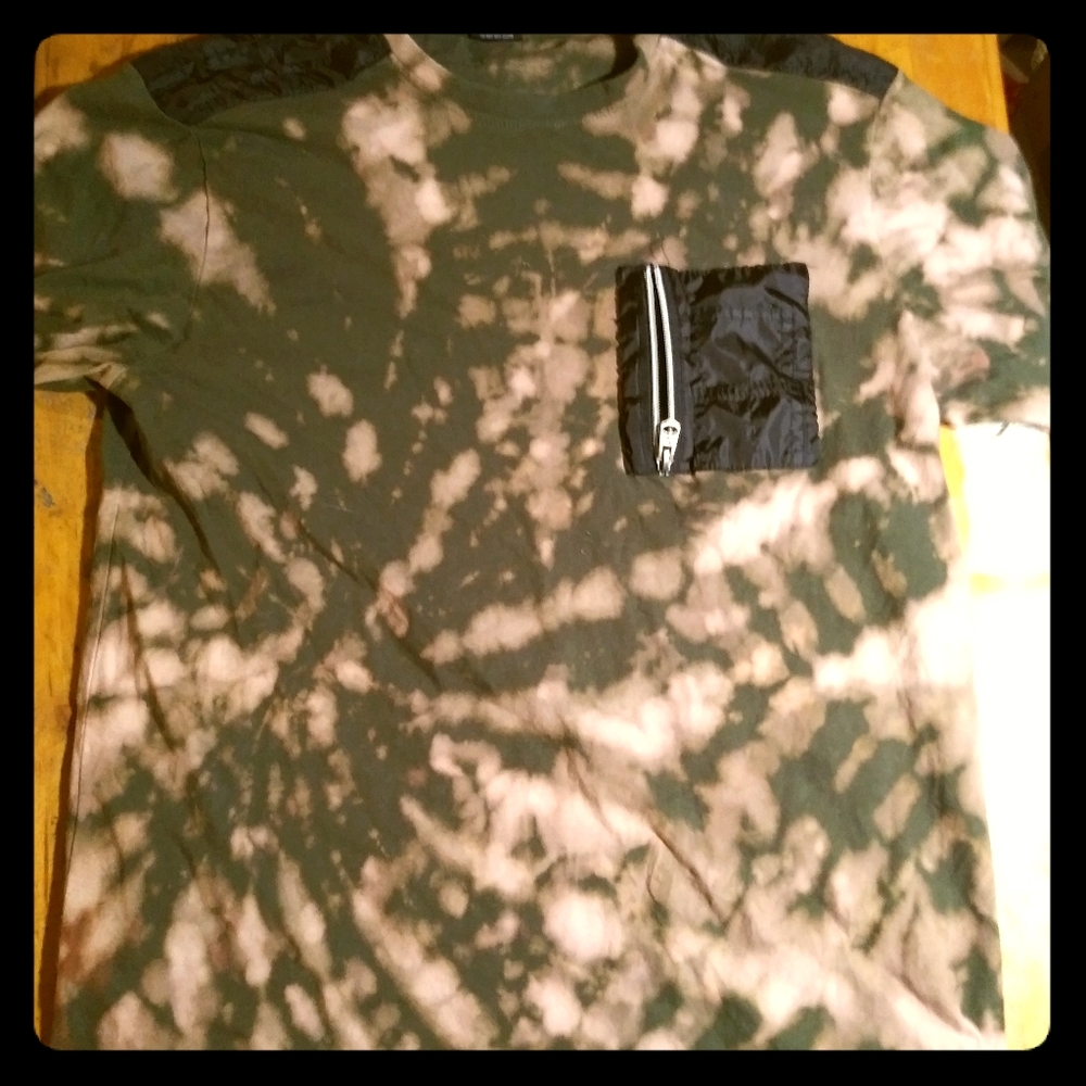 Custom reverse tie dyed Southpole shirt
